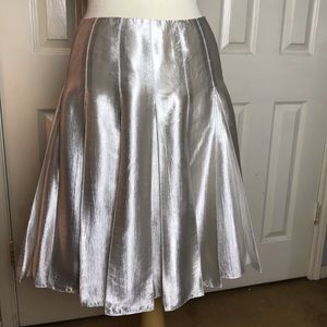 Plank silver shimmer skirt